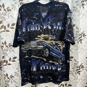 Vintage Low Rider Times Mesh Jersey L Homies Chicano